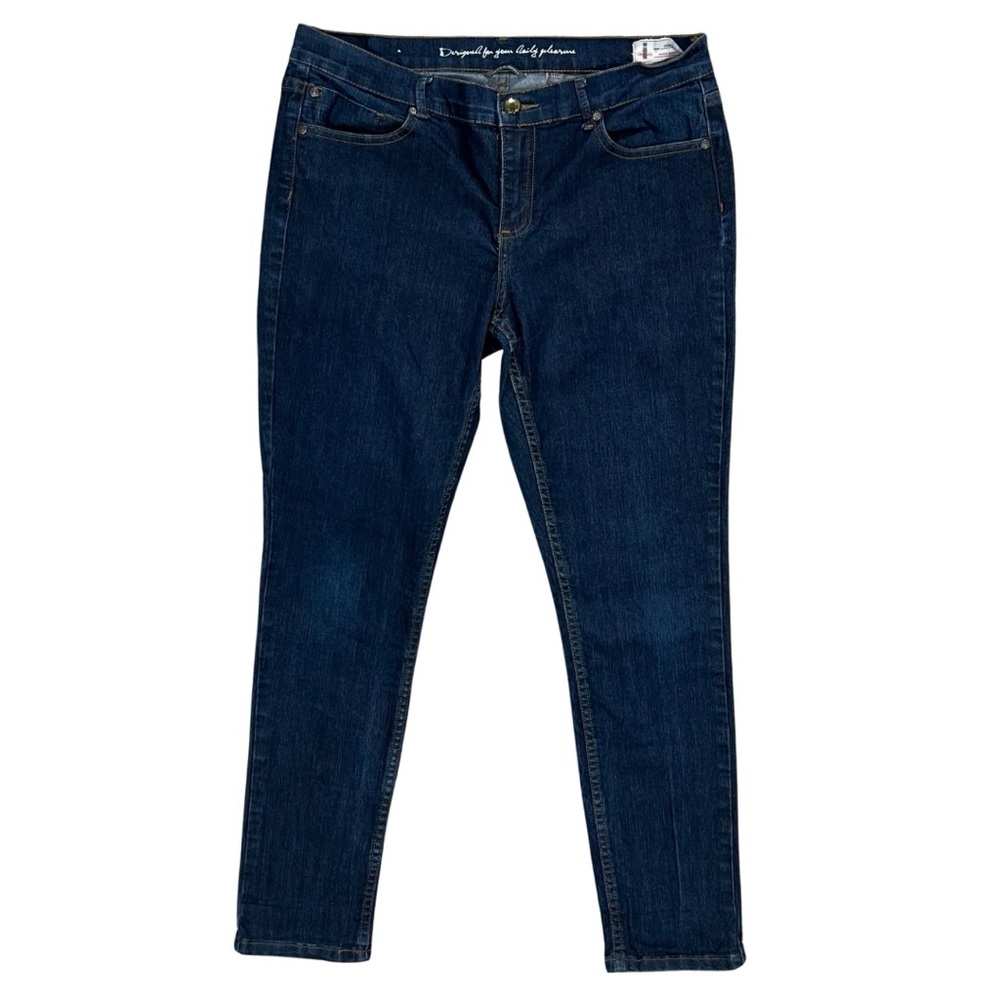 I Jeans by Buffalo Skinny Jeans Womens  14 Petite Stretch Blue Denim